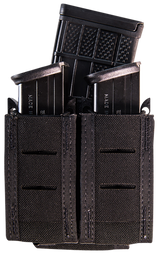 High Speed Gear TACO, Double Pistol/Rifle Magazine Pouch, Black Nylon - 849954025390 