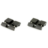 Leapers UTG Low Pro Snap-In Rail Adapter, .22/Airgun to Picatinny/Weaver, Black - 4712274529052 
