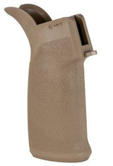 Mission First Tactical Engage AR15/M16 Pistol Grip, 15 Degree Angle, No Finger Grooves, SDE, Scorched Dark Earth - 814002020238 