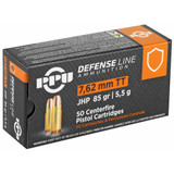 PPU, 7.62X25 TOKAREV, 85 Gr, JHP, 50 Rds - 8605003813200 