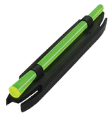 HiViz M200 M-Series Magnetic Front Sight, Green with Red Center Fiber Optic, Black - 613485585568 
