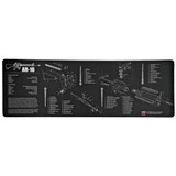 TekMat AR10 Rifle Mat, Soft Thermoplastic Fiber Surface, Neoprene Rubber, Black - 612409971395 