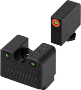 TruGlo Tritium Pro, Fits Glock 42/43/43X/48, Orange Ring, Black Nitride Finish, Black Nitride Fortress Finish - 888151038116 