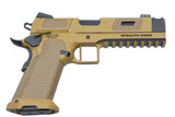 Stealth Arms Platypus 1911 Integrated Comp, 9mm, 5.00" Comp Barrel, Coyote Tan 