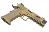 Stealth Arms Platypus 1911 Integrated Comp, 9mm, 5.00" Comp Barrel, Coyote Tan 
