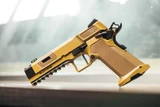 Stealth Arms Platypus 1911 Integrated Comp, 9mm, 5.00" Comp Barrel, Coyote Tan 