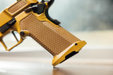 Stealth Arms Platypus 1911 Integrated Comp, 9mm, 5.00" Comp Barrel, Coyote Tan 