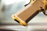 Stealth Arms Platypus 1911 Integrated Comp, 9mm, 5.00" Comp Barrel, Coyote Tan 