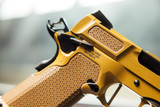 Stealth Arms Platypus 1911 Integrated Comp, 9mm, 5.00" Comp Barrel, Coyote Tan 