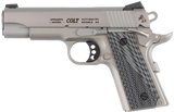 Colt Lightweight Officer, 45 ACP, 4.25" Barrel, 7 Rds, Stainless Cerakote - 898289113580 