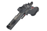 Stealth Arms Platypus 1911 Integrated Comp, 9mm, 5.00" Comp Barrel, Tungsten/USMC Red, Trijicon SRO 1.0 MOA - 4991265 