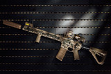 CNC Daniel Defense DDM4V7, w/ Vortex AMG, 5.56NATO, 16.00" Barrel, 30 RDs, Rhodesian Camo 