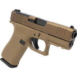 Glock G43X MOS, 9MM, 3.41" Barrel, 10 Rds, Coyote - 764503072109 