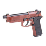 Beretta M9A4 Overland, 9MM, 5.10" Threaded Barrel, 18 Rds, Clay - 082442067278 