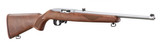 Ruger 10/22 Sporter, .22LR, 18.5" Barrel, 10 Rds, Walnut/Blk - 736676312283 