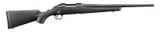 Ruger American Compact, 7mm-08 REM, 18" Barrel, 4 Rds, Matte Black - 736676069095 