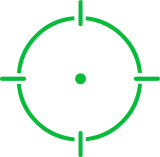 Holosun EPS Carry, Green Dot Sight, MRS 2MOA/32MOA, Solar, FDE - 810047073482 