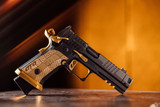 Sig Sauer P211 Spectre Comp OR, 9MM, 4.40" Barrel, 23 RDs, Black/Gold 