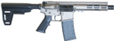 NexGen Arms NG-15 Pistol, .300 Blackout, 7.50" Barrel, 30 RDs, Nitride Finish, Pewter - 638457809077 