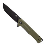 Tekto F1 Alpha, 3.10" Blade, D2 Steel, G10 Handle, OD Green - 850034486703 