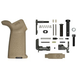 Aero Precision AR15 MOE Lower Parts Kit, Magpul MOE Grip, Flat Dark Earth - 815421027488 