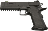 Stealth Arms Platypus 1911 Integrated Comp, Skelotonized Curved Trigger, 9mm, 5.00" Barrel, Black - 102041159898 