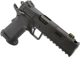 Stealth Arms Platypus 1911 Integrated Comp, Skelotonized Curved Trigger, 9mm, 5.00" Barrel, Black - 102041159898 