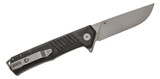 Tekto F1 Alpha, 3.10" Blade, D2 Steel, Forged Carbon Fiber Handle, Silver - 850034486451 