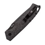 Tekto A3 Delta, Automatic Knife, 3.60" Blade, D2 Steel, Carbon Fiber, Black - 850034486093 
