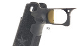 Red Dirt USA Staccato Grip ST Trigger, Flat Faced Solid, Shoe Length 3, Textured, DSC Gold - 105339057630 