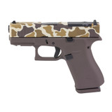 Glock G43X MOS, 9mm, 3.41" Marksman Barrel, 10 RDs, Duck Camo Cerakote - 810188108593 