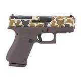 Glock G43X MOS, 9mm, 3.41" Marksman Barrel, 10 RDs, Duck Camo Cerakote - 810188108593 