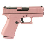Glock G43X MOS, 9mm, 3.41" Marksman Barrel, 10 RDs, MOS Optic Ready, Plush Pink Cerakote - 810188108609 