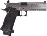 Race City Defense RC9 Government, 9mm, 5.00" Ported Barrel, 20 RDs, Optic Ready, Silver Polished - 109056669923 