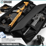 Savior Equipment American Classic Double Rifle Bag, 36", Black - 850603008008 