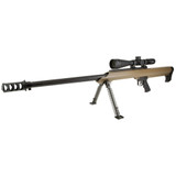 Barrett Model 99, .50 BMG, 32.00" Barrel, Single Shot, w/ Leupold Mark 4, FDE - BFM19947 