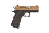 Live Free Armory Apollo 11 V2 Sub-Compact, 9MM, 3.35" Ported Barrel, 18 Rds, Bronze - 787450081802 