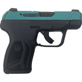 Ruger LCP 380 Max, .380 AUTO, 2.75" Barrel, 10 Rds, Robin's Egg Blue Glitter - 688099404666 