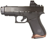 Glock 43X MOS w/ Holosun 407K & Radian Ramjet, 9MM, 4.17" Compensated Barrel, 15 Rds, Black 