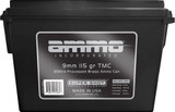 Ammo Inc 9MM Luger 115GR TMC, 200 Rounds, Brass - 818778020478 