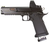 Taran Tactical Innovations JW3 Combat Master Optic Ready w/ Trijicon SRO, 9MM, 5.4" Barrel, 20 RDs, Black DLC - 122502371195 