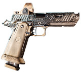 TEE Gun Vault TTI Sand Viper w/ Trijicon SRO, 9MM, 5.00" Barrel, 22 Rds, All Chrome - 109941830803 