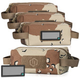 Savior Equipment Loose Sac Soft Ammo Carrier 4-Pack, 1000D Camo Exterior, Chocolate Chip - 812066035779 