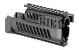 FAB DEFENSE FX-AK47B, AK/AKM Poly Quad-Rail Handguard, Black - 7290105940353 
