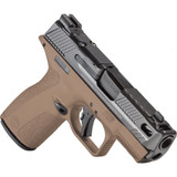 Smith & Wesson M&P 9 Shield X Carry Comp, 9MM, 3.60" Ported Barrel, 15 Rds, Midnight Bronze - 022188907070 