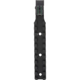 Remington V-Series Tru Glo Scope Rail & Rear Sight, Scope Base for Remington 870, Black - 430116797 