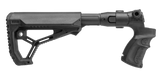 FAB Defense FX-AGM500FK, Adjustable M4-Style Collapsible Buttstock for Mossberg 500, Black - 7290105940834 