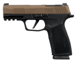 Sig Sauer P365 X-Macro Freedom, 9MM, 3.70" Barrel, 17 Rds, Two-Tone Bronze/Black - 798681746446 