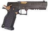 Jacob Grey NOX 9, 9MM, 5.00" Ported/Compensated Barrel, 17 RDs, DLC Black/Copper Canyon 