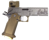 Tee Gun Vault "The Last Supper" w/ Aimpoint Acro P2, 9MM, 5.00" Barrel, 17 RDs, Two-Tone Engraved Finish - 136708184022 